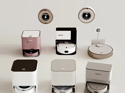 Smart Home Intelligent Devices And Appliances 3d model