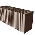 Neatly Arranged Book Collection With Brown And Black Spines On Shelf