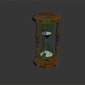 Modern Hourglass Rotating Hourglass 3d model