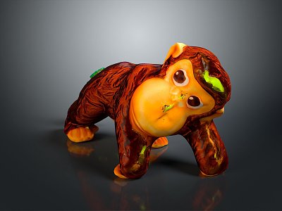 Monkey Cartoon Monkey Anime Monkey Stylized Monkey Fantasy Style Monkey Toy model