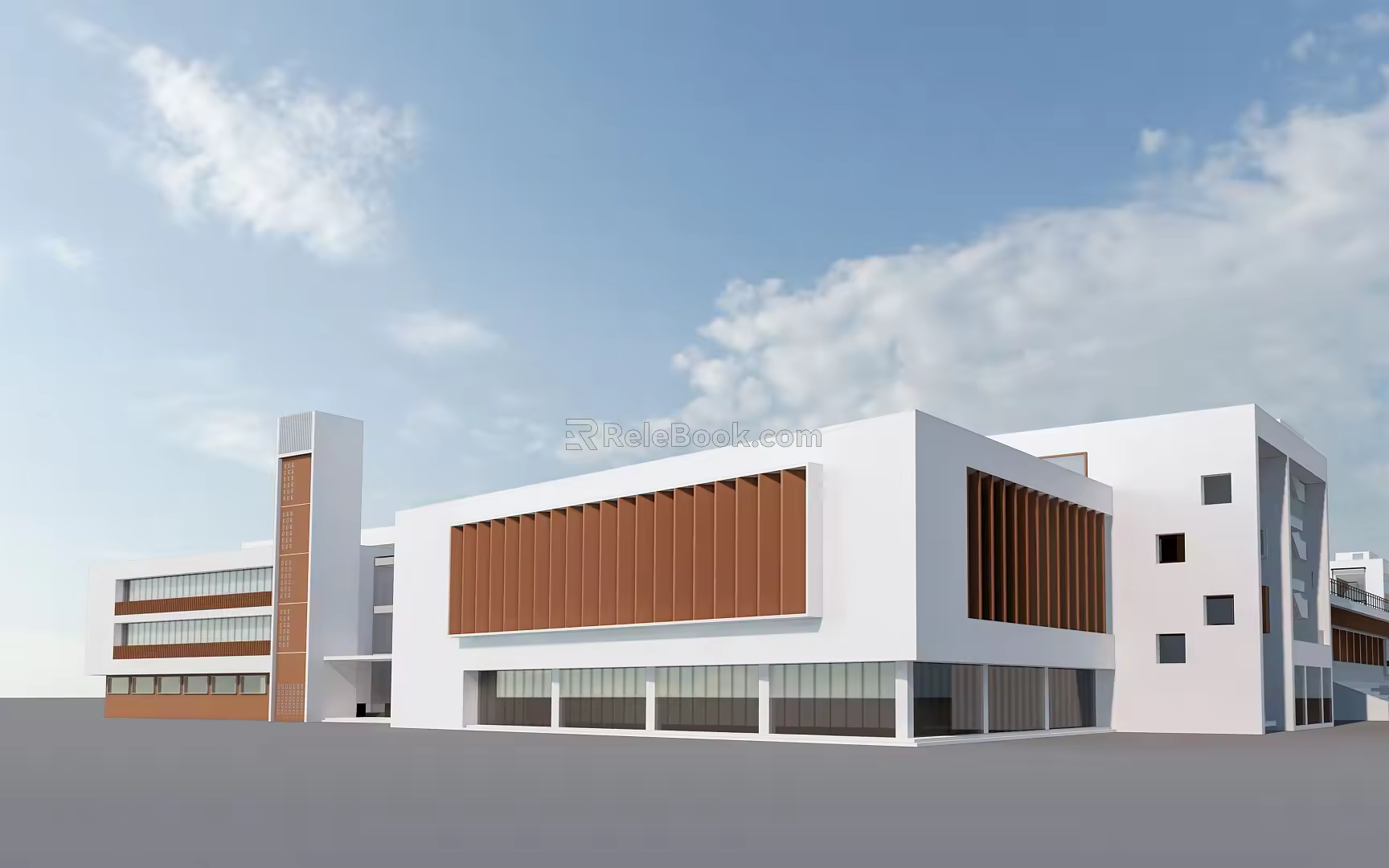 Modern Kindergarten Architecture School Architecture Primary School Architecture Education Architecture 3d model
