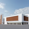 Modern Kindergarten Architecture School Architecture Primary School Architecture Education Architecture 3d model