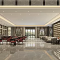 Modern Spacious Luxury Sales Office Interior With Glossy Marble Flooring And Comfortable Lounge Seats
