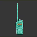 Portable Walkie Talkie With Antenna Display Screen And Keypad For Communication
