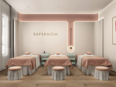 Modern SPA Beauty Center Room model