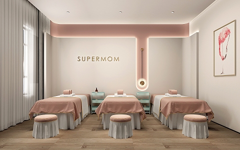 Modern SPA Beauty Center Room 3d model