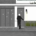 Modern Detached Villa Exterior Design With Multiple Floors Large Windows And Balcony