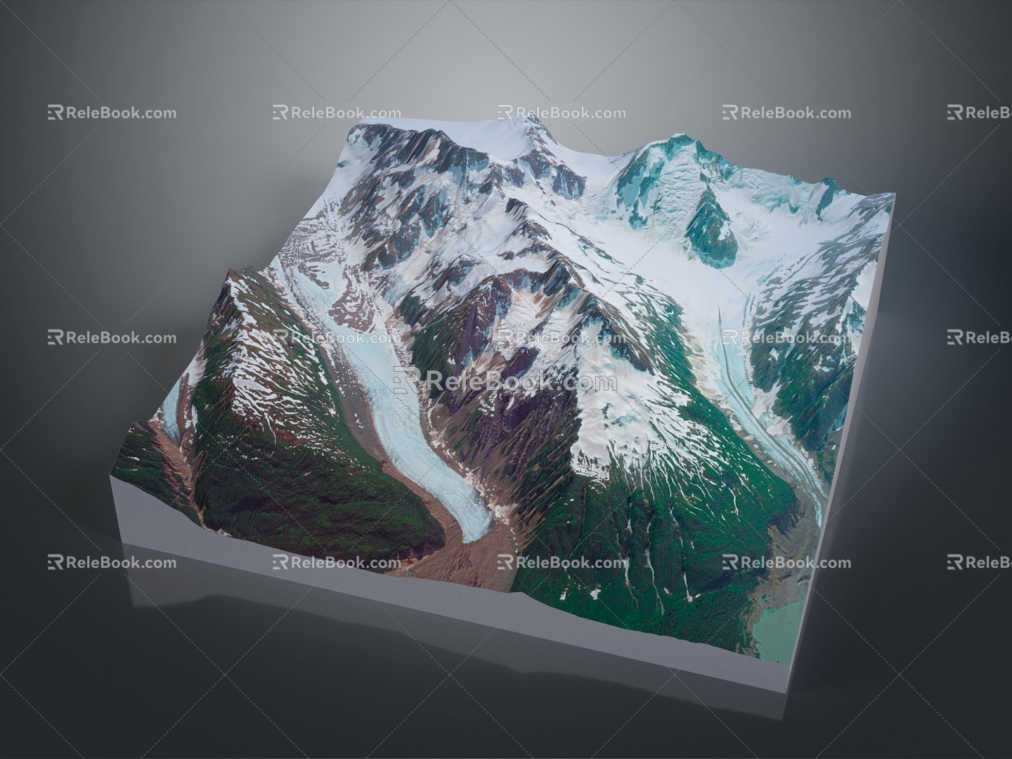 Geography, topography, mountain shape, ridge, ridge, valley, mountain range, canyon, geomorphology, mountain peak, mountain body 3d model