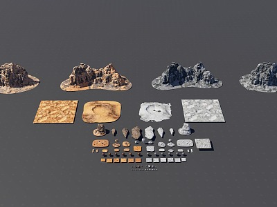 Terrain 3d model