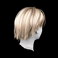 Realistic Mannequin Head Model With Detailed Facial Features And Short Blonde Hair