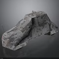 Detailed Camouflage Military Vehicle 3D Model With Antenna And Tactical Design