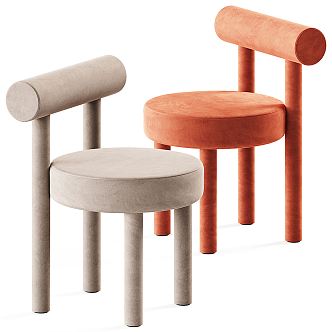 Modern single chair 3d model