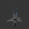 Modern Fighter Fighter Fighter Science Fiction Fighter 3d model