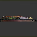 Assorted Grilled Meat Platter With Fresh Lettuce Onion Slices And Dipping Sauce On Slate Plate