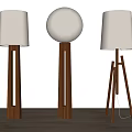 Quiet Floor Lamp Combination Floor Lamp Modern Floor Lamp 3d model