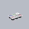 Modern Bathroom Accessories Decorative Square Drain Covers With Various Patterns And Black Bases