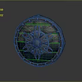 Medieval Shield Ancient Shield Defensive Weapon Ancient Shield Iron Shield Protective Shield Wooden Shield 3d model