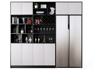 Modern Wine Cabinet model