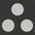 Cylindrical Filter Equipment With Green Red Bodies And White Tops