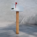 Modern mailbox mailbox mailbox 3d model