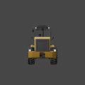 Powerful Utility Wheel Loader with Large Front Bucket Big Tires and Cab Design