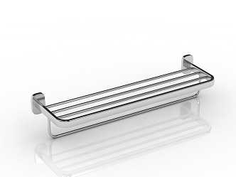 Modern towel rack 3d model