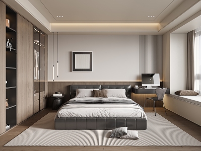 Modern Bedroom 3d model