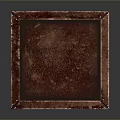 Rustic Brown Metal Cube Storage Equipment With Sturdy Industrial Design
