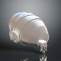 Silver Metal Mechanical Equipment With Gear Structure Cylindrical Body And Smooth Surface 3d model