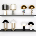 Light Luxury Table Lamp Table Lamp Combination 3d model