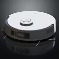Modern Smart Robotic Vacuum Cleaner with White Sleek Design for Efficient Home Cleaning