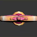 Pink Magic Wand with Heart Shaped Top Star Decoration and Wing Accents