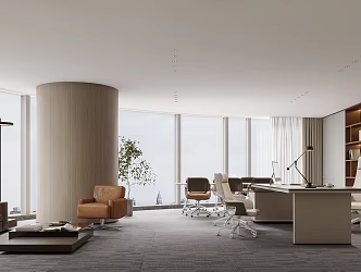 General Manager Office 3d model