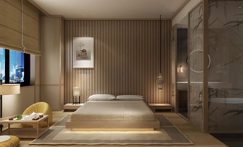 Japanese Guest Room 3d model