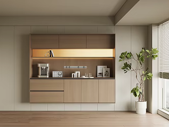 Modern Home Restaurant 3d model