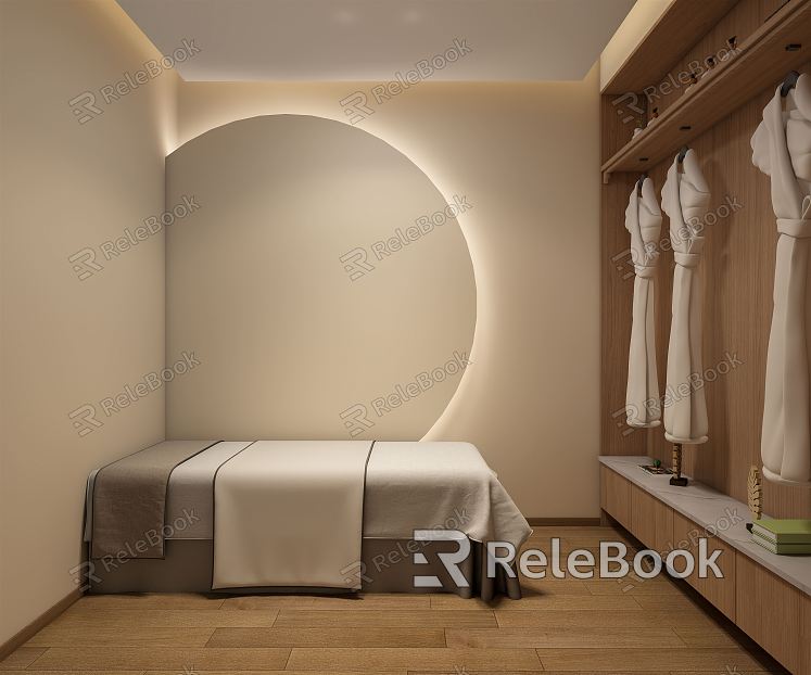 Modern SPA Beauty Salon Box Room model