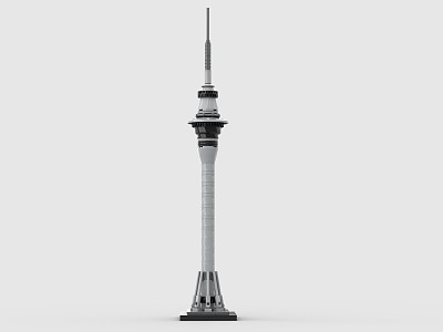 Lego LEGO Toy Blocks Sky Tower Sky Tower TV Tower 3d model