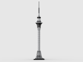 Lego LEGO Toy Blocks Sky Tower Sky Tower TV Tower 3d model