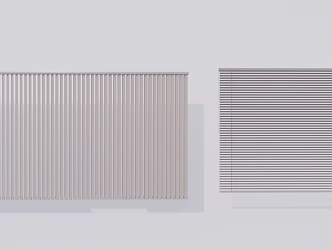 Curtain Blinds Electric Curtain 3d model