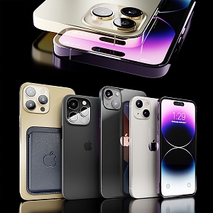 Modern mobile phone Apple 3d model