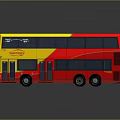 Bus Large Bus CMB Medium Van Large Van Bus School Bus Van Box Car 3d model