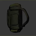 Practical Khaki Green Backpack With Multiple Pockets And Zipper Design For Daily Use