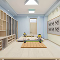 Modern Classroom Art Preparation Room Classroom 3d model