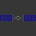 Advanced Satellite Spacecraft With Blue Solar Panels And Core Scientific Instruments 3d model