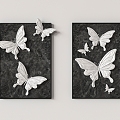 Butterfly three-dimensional wall decoration 3d model