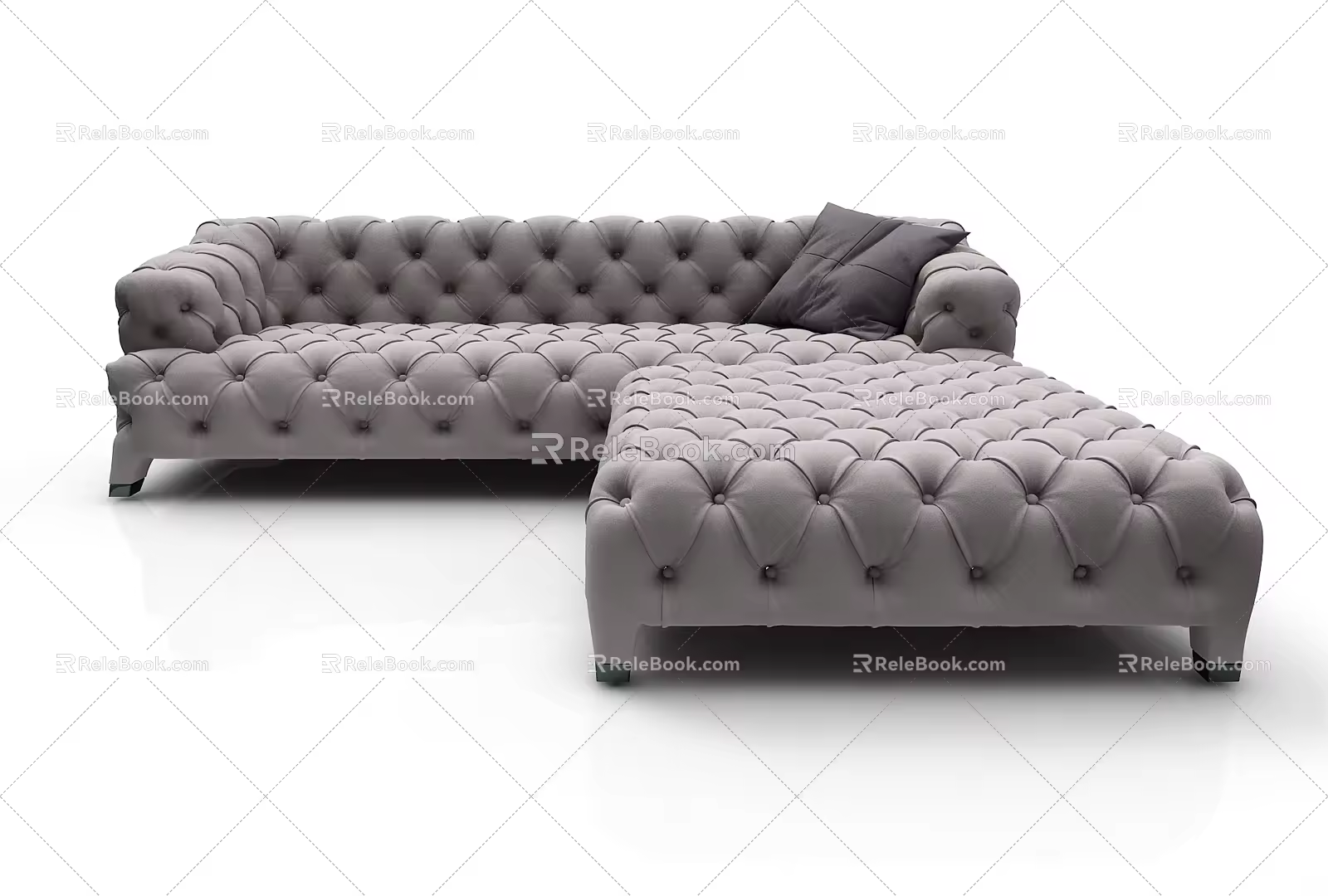 modern corner sofa 3d model