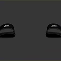 Black Comfortable Slippers With Soft Insole For Daily Indoor Wear