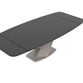 Modern Black Marble Dining Table With Gold Veins And Geometric Metal Base
