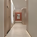 Modern Luxury Beauty Hair Salon Interior With Sofa Mirror And Marble Floor