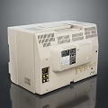 Beige TVP Computer Control Module With Cooling Vents And Interface Ports